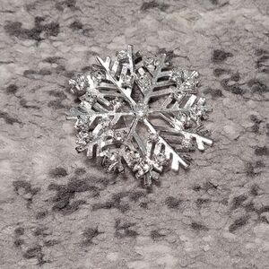 Snowflake Brooch & Earrings